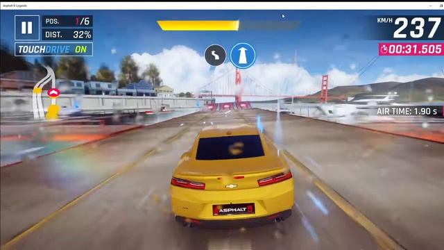 Games Car //Asphalt 9 // Chervolet // Roler coaster смотреть онлайн