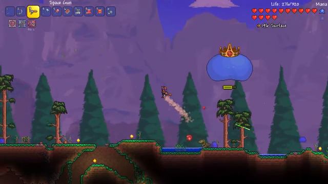 Let's Play Terraria - Endless Slime Rain (Ep 37) смотреть онлайн