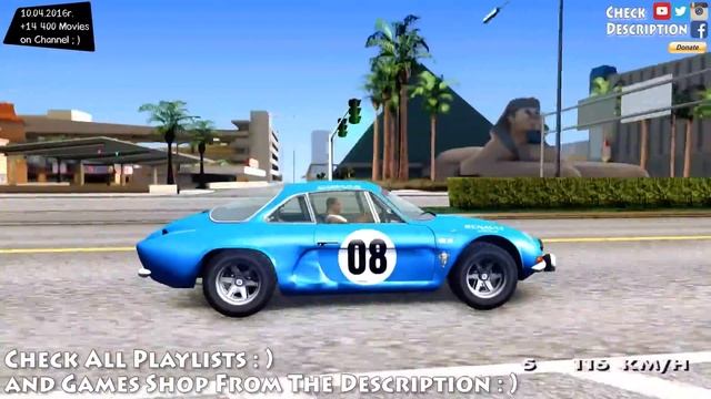 Renault Alpine A110 1600S Rally - GTA MOD _REVIEW смотреть онлайн