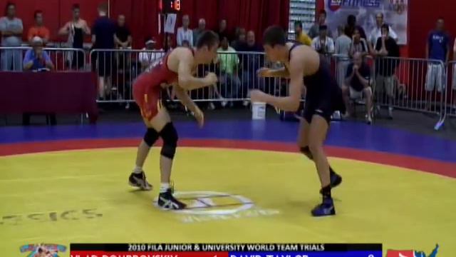 FILA JR Freestyle 74kg - Vlad Dombrovskiy vs. David Taylor смотреть онлайн