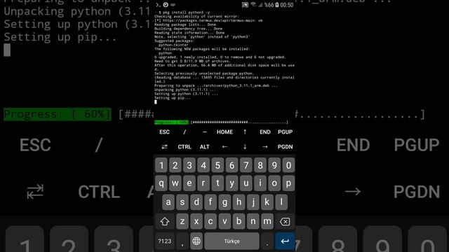 Termux Python 3 ve 2 Kurulumu смотреть онлайн