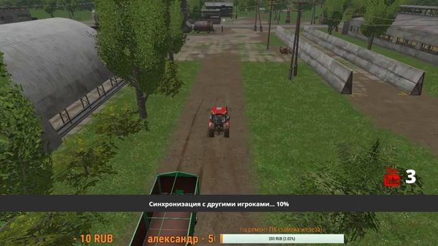Farming Simulator 17. Карта Сосновка. День открытых дверей. смотреть онлайн