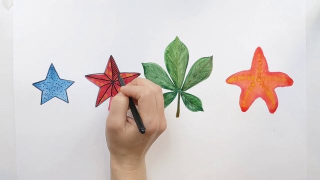 Учимся рисовать геометрические фигуры! ► ЗВЕЗДА