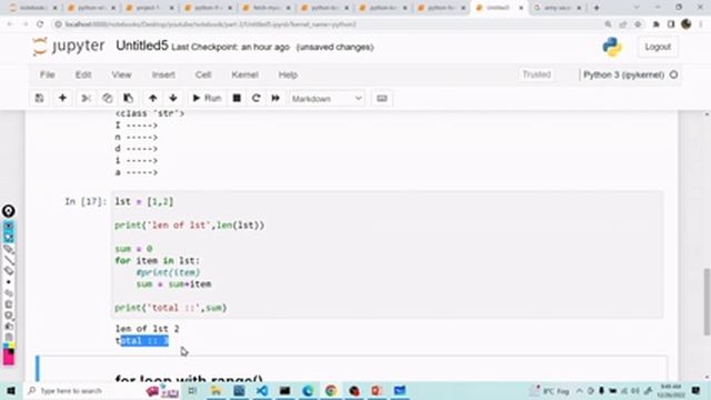 Python for loops explained with examples | For loop in Python | Python for loops practice in Hindi смотреть онлайн