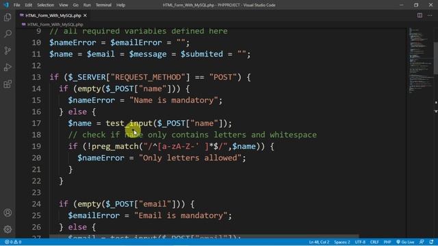 How to Connect HTML Form with MySQL Database Using PHP? Hindi Part - 13 смотреть онлайн