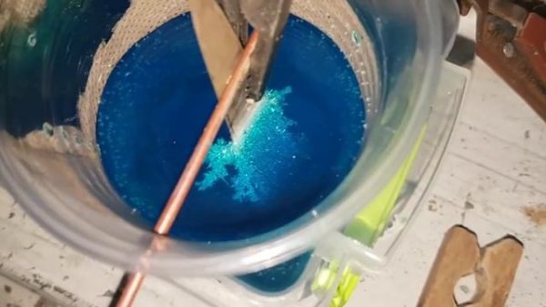 Аффинаж технического серебра  методом электролиза! Простой способ очистки тех. серебра