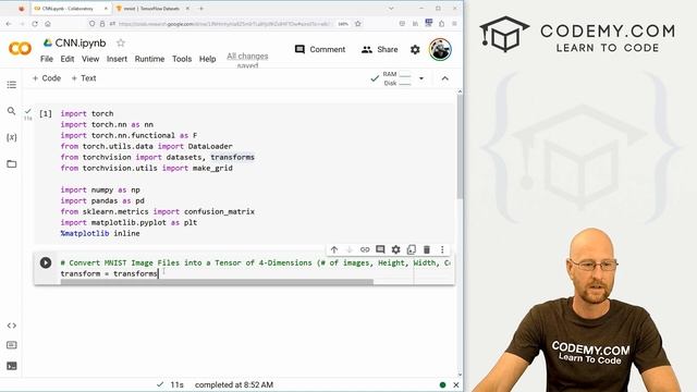 Import MNIST Images - Deep Learning with PyTorch 14 смотреть онлайн