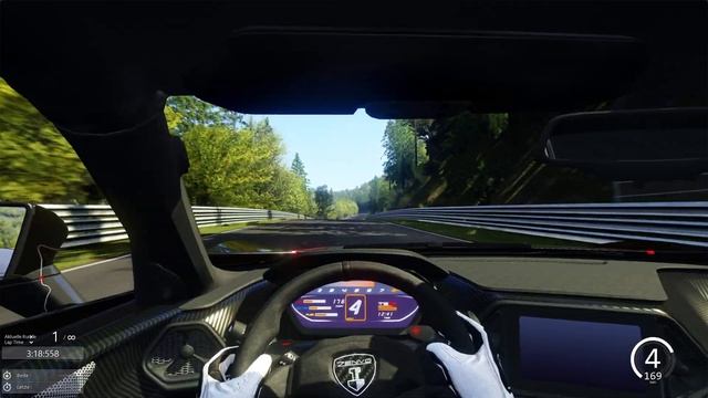 Nordschleife, 6:42.577, Zenvo TSR-S (2019, 1200 PS, 1214 Nm), Assetto Corsa смотреть онлайн