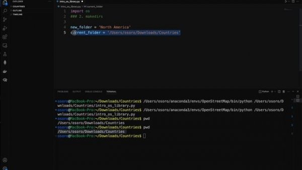 31.  How to create folders recursively in python using OS makedirs method
