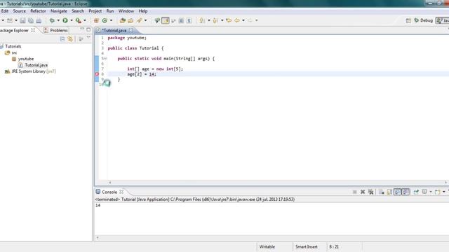 Basic Java Tutorial Part 11 Arrays смотреть онлайн