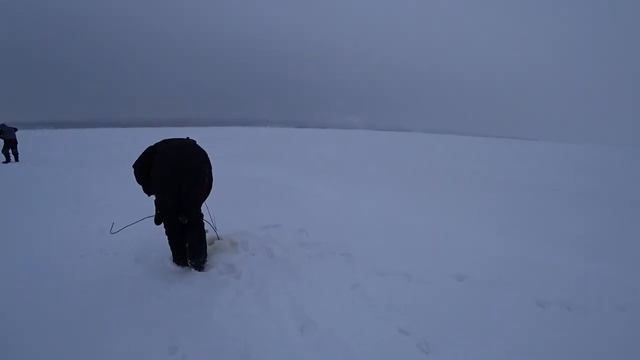 НАКОНЕЦ-ТО Я ЕГО УВИДЕЛ! ПОСТАВУШКИ СТОЯЛИ ТРИ ДНЯ. Зимняя рыбалка на Волге. смотреть онлайн