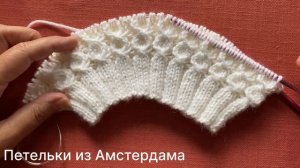 Очень легкий и красивый берет спицами. Подробный  и понятный МК, на любой размер. #беретспицами