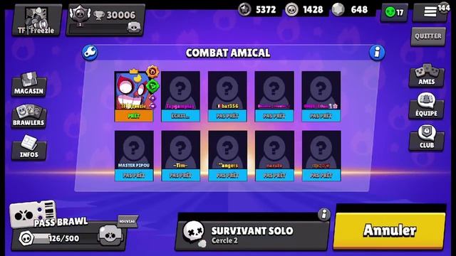 LE DERNIER QUI SORT DU CERCLE GAGNE ! (Brawl Stars) смотреть онлайн