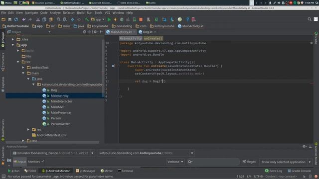 Kotlin Data Classes - Custom Getter & Setters смотреть онлайн