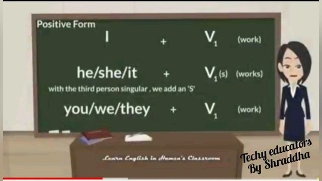 Simple Present tense and Present Continuous tense. смотреть онлайн