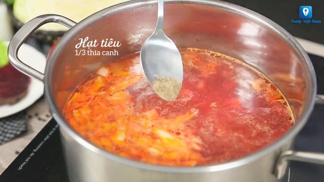 [HƯỚNG DẪN NẤU ĂN] Cách Làm Món SÚP BORSHCH | Feedy VN