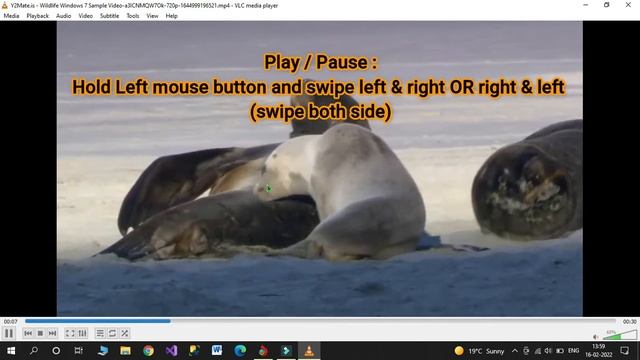 Play Pause Vlc Video Using Mouse Button || Enable Activate Mouse Gestures On Vlc Media Player
