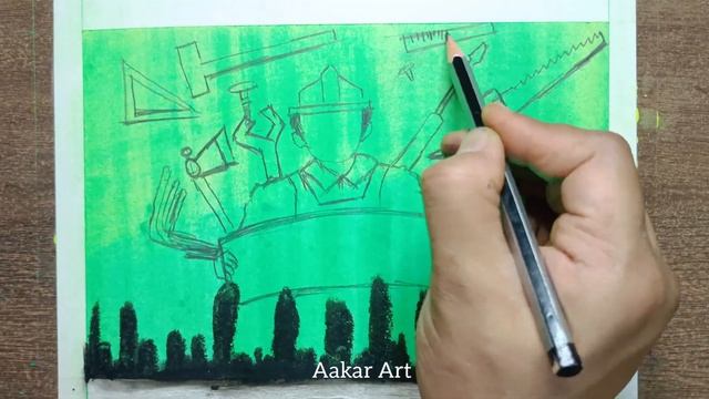 International labour day drawing | International labour day poster | अंतर्राष्ट्रीय मज़दूर दिवस смотреть онлайн