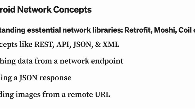 Android network concepts смотреть онлайн
