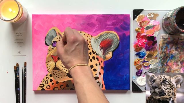 Step-by-Step Jaguar Painting Tutorial: Mastering Wildlife Art смотреть онлайн