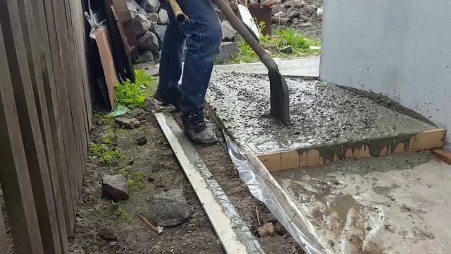 Отмостка Своими руками