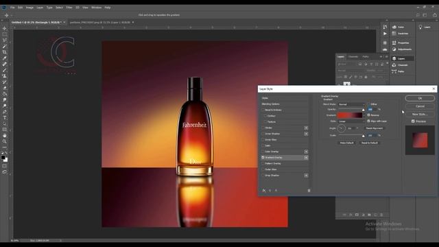 Perfume Design | Product Editing and Retouching | Photoshop and illustrator CC смотреть онлайн