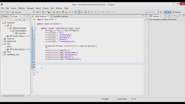 Java ArrayList - Wie du deine Daten in Listen organisierst. смотреть онлайн