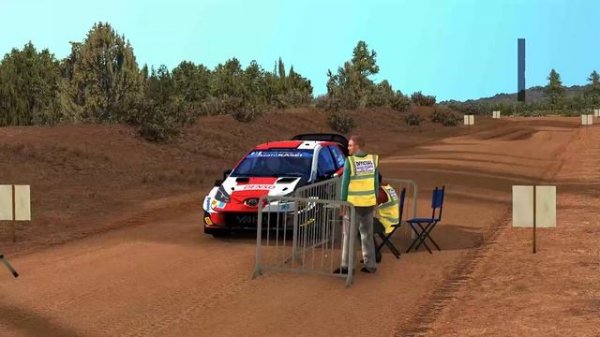 Richard Burns Rally - AI upscaled ground surface textures test