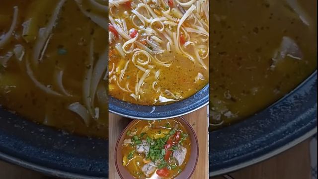 Лагман готов! #лагман #food #вкусно #еда #tasty #полезное #красиво #лапша #обед #суп
