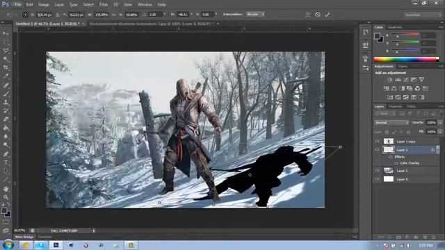"Assassins Creed 3" - Photo Manipulation - LazrDesign смотреть онлайн