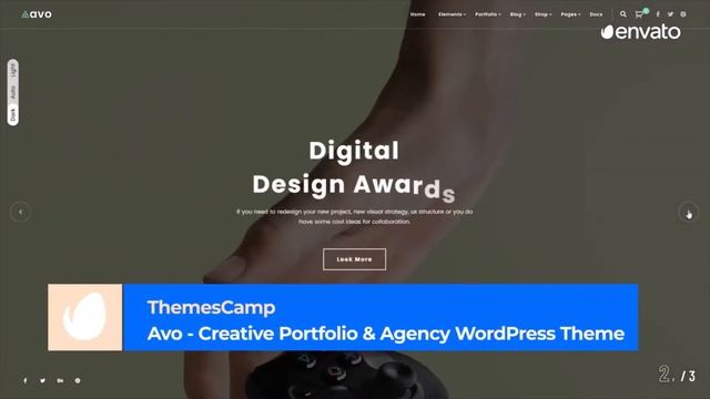 Avo WP theme - ONE #1 of 10 Best Portfolio Website Templates [Envato] смотреть онлайн