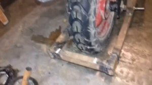 Снегоход из скутера в деталях.Часть 1