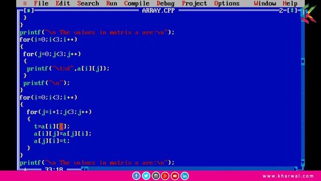 Transpose Of A Matrix | Array In C Programming Part 11 смотреть онлайн