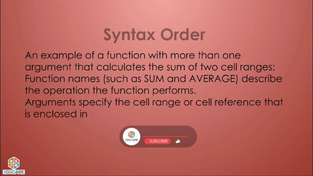 Formulas and Functions in Excel | Chapter 5 | Tech Knowledge - 6 смотреть онлайн