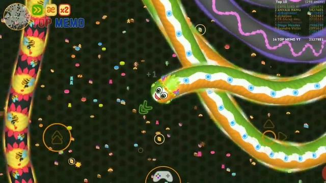 Wormate.io Best Strong Bad Worm Trapping Giant \Invasion Worm Epic Wormateio Gameplay!