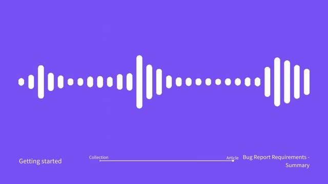 Bug Report Requirements Summary смотреть онлайн