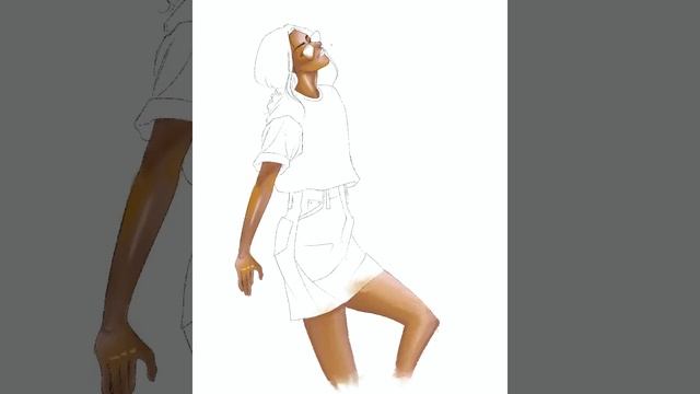 Procreate in Ipad Air 2 Using Finger Part 2 (Timelapse Video) смотреть онлайн