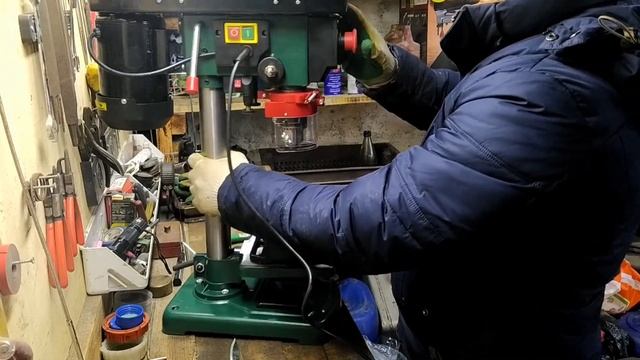 Сверлильный станок PARKSIDE  Обновка в гараж