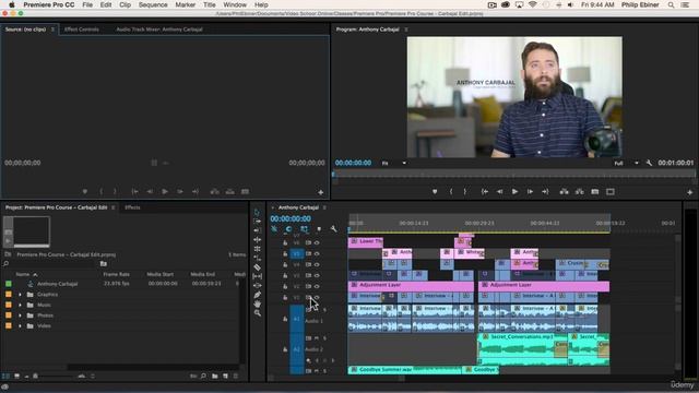 Adobe Premiere Pro CC Masterclass: Video Editing in Premiere смотреть онлайн