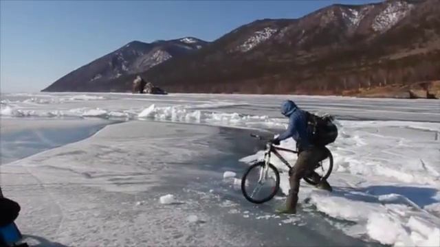 Поездка льду льду Байкала в марте 2014 смотреть онлайн