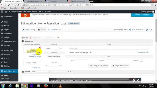 WordPress Layer slider Editing смотреть онлайн