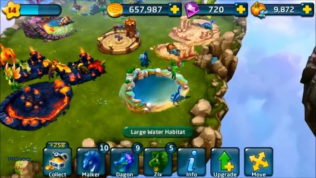 Dragons World: Cool Dragon Raising Game смотреть онлайн