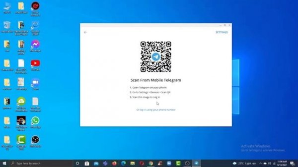 Telegram Login with QR Code Scanning | Telegram Login on Laptop/PC