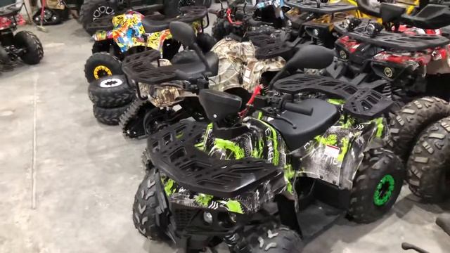 Квадроцикл детский от 5 лет Grizzly Aerox mini 125cc. DVSMART.RU смотреть онлайн