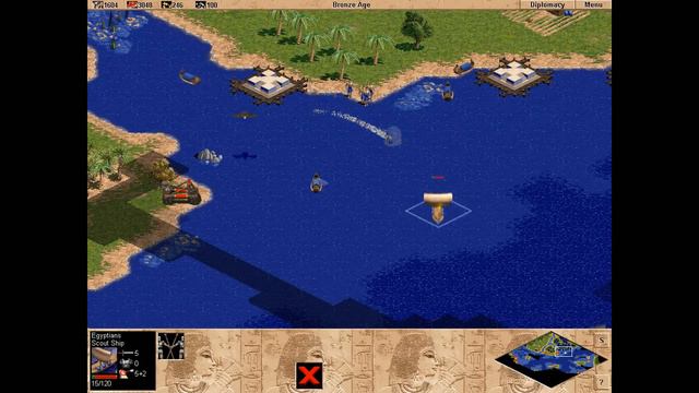 AoE1 Campaign - Part 8: A Wonder of the World (Ascent of Egypt) смотреть онлайн