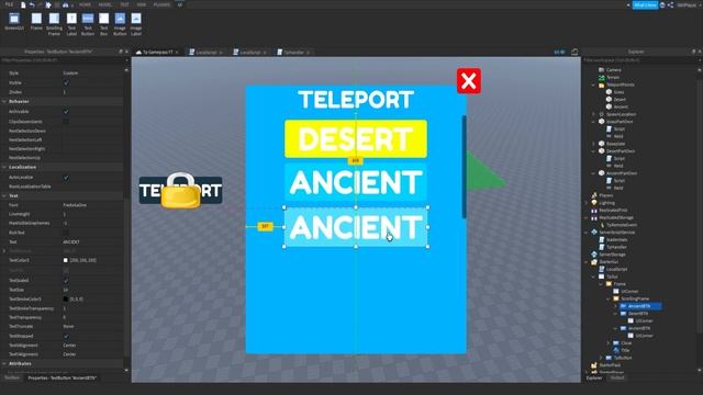 ROBLOX STUDIO Tutorial | How To Make A Gamepass Teleporter Button Part 1 смотреть онлайн
