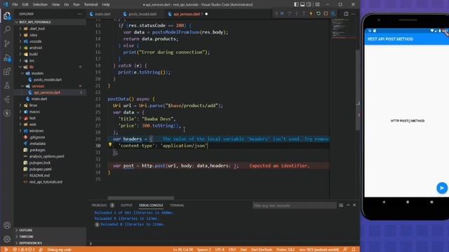 Flutter Post Data to Server | Flutter send data to server | Flutter HTTP Post | Flutter Rest API смотреть онлайн