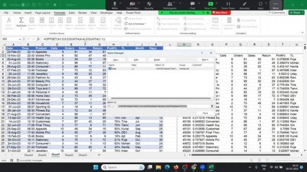 Apply Pivot with External Data Source in Excel 2021