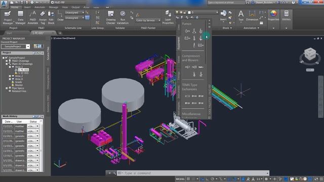 AutoCAD Plant 3D Workspace Settings смотреть онлайн