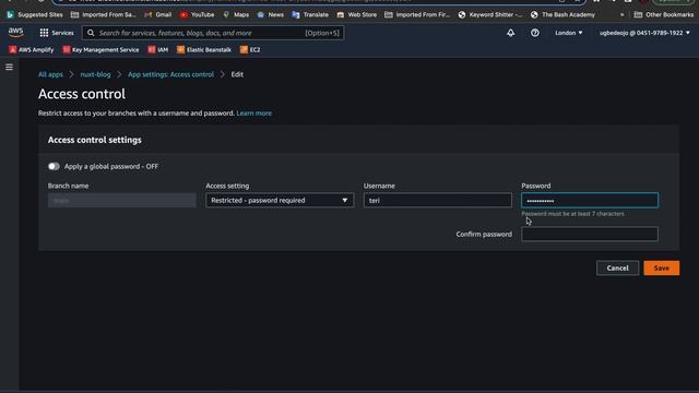 Access control with the Amplify console смотреть онлайн